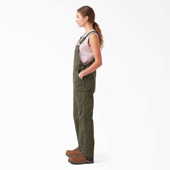 Salopettes de coupe d&eacute;contract&eacute;e pour femmes - Rinsed Moss Green &#40;RMS&#41;