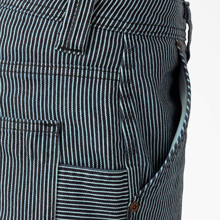 Pantalon menuisier de coupe décontractée à rayures hickory FLEX pour femmes - Rinsed Hickory Stripe (RHS) numéro de l’image 6