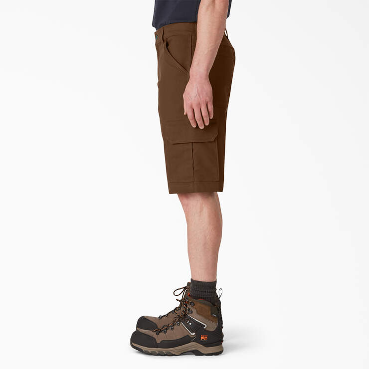 DuraTech Ranger Relaxed Fit Duck Shorts, 11" - Timber Brown (TB) image number 3