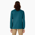 T-shirt imprim&eacute; &eacute;pais &agrave; manches longues pour femmes - Deep Lagoon &#40;DGN&#41;