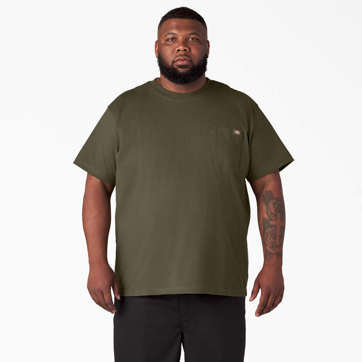 T-shirt épais à manches courtes et à poche - Military Green (ML) numéro de l’image 5