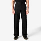 Loose Fit Double Knee Work Pants - Black &#40;BK&#41;