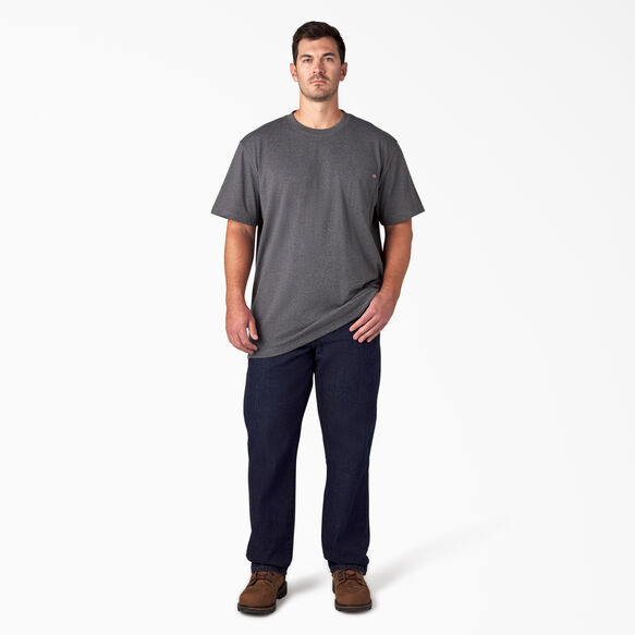 T-shirt en tissu chin&eacute; &eacute;pais &agrave; manches courtes - Charcoal Gray Heather &#40;CGH&#41;