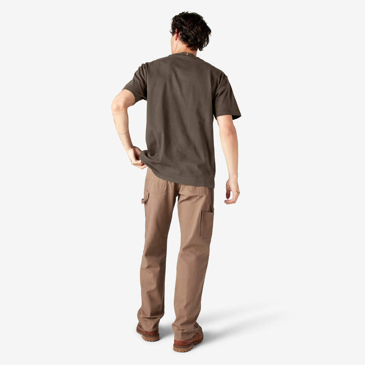 T-shirt épais à manches courtes et à poche - Chocolate Brown (CB) numéro de l’image 10
