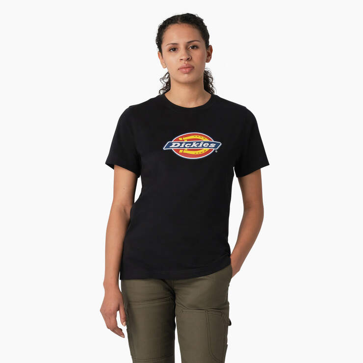 T-shirt épais à logo pour femmes - Black (KBK) numéro de l’image 1