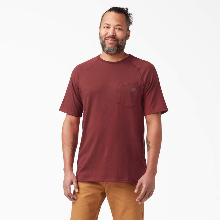T-shirt rafraîchissant à manches courtes et à poche - Cane Red (CN) numéro de l’image 1