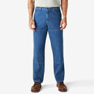 Relaxed Fit Double Knee Jeans - Stonewashed Indigo Blue &#40;SNB&#41;