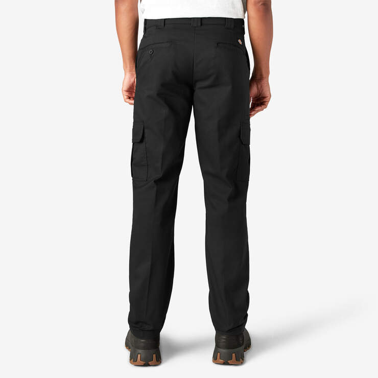 Slim Fit Cargo Pants - Black (BK) image number 2