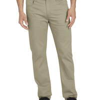 Dickies X-Series Slim Fit Tapered Leg 5-Pocket Pants - Rinsed Desert Sand (RDS)