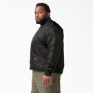 Veste piqu&eacute;e en losange - Black &#40;BK&#41;