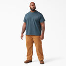 Short Sleeve Heavyweight Heathered T-Shirt - Baltic Blue &#40;BUD&#41;