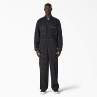 Reworked Long Sleeve Coveralls - Black (BKX)