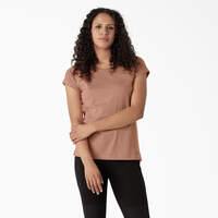 Women's Cooling Short Sleeve Pocket T-Shirt - Cork Single Dye Heather (C2K)