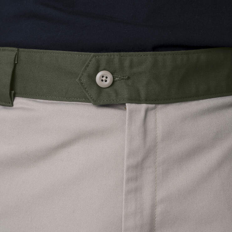 Ronnie Sandoval Loose Fit Double Knee Pants - Desert Sand/Olive Color Block (DVC) image number 6