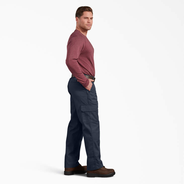 Pantalon cargo standard à ceinture adaptable - Dark Navy (DN) numéro de l’image 6