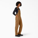 Women&#39;s Duck Double Front Bib Overalls - Rinsed Brown Duck &#40;RBD&#41;