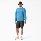 Fleece Embroidered Chest Logo Sweatshirt - Bright Cobalt &#40;B2T&#41;