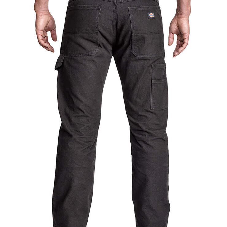 Double Front Brushed Duck Pants - Rinsed Black (RBK) image number 2