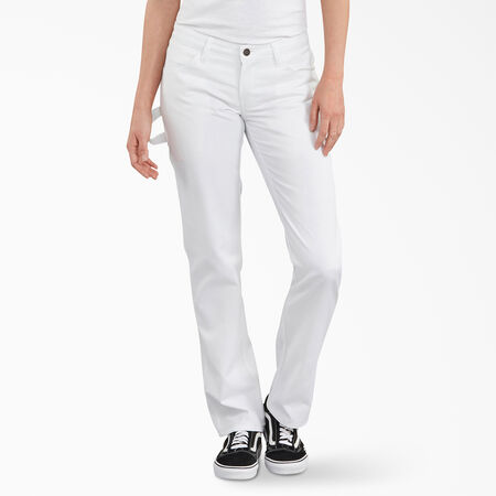Women&#39;s FLEX Utility Painters Pants - White &#40;WH&#41;