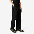 Loose Fit Double Knee Work Pants - Black &#40;BK&#41;