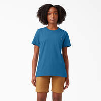 T-shirt épais à manches courtes pour femmes - Vallarta Blue (V2B)