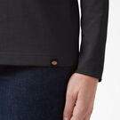 Haut Henley &eacute;pais pour femmes - Black &#40;KBK&#41;