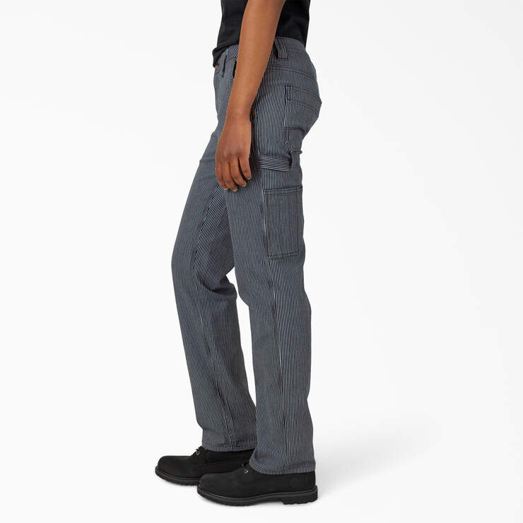 Pantalon menuisier de coupe décontractée à rayures hickory FLEX pour femmes - Rinsed Hickory Stripe (RHS) numéro de l’image 3