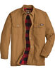 Plaid Lined Shirt Jacket - Brown Duck &#40;BD&#41;