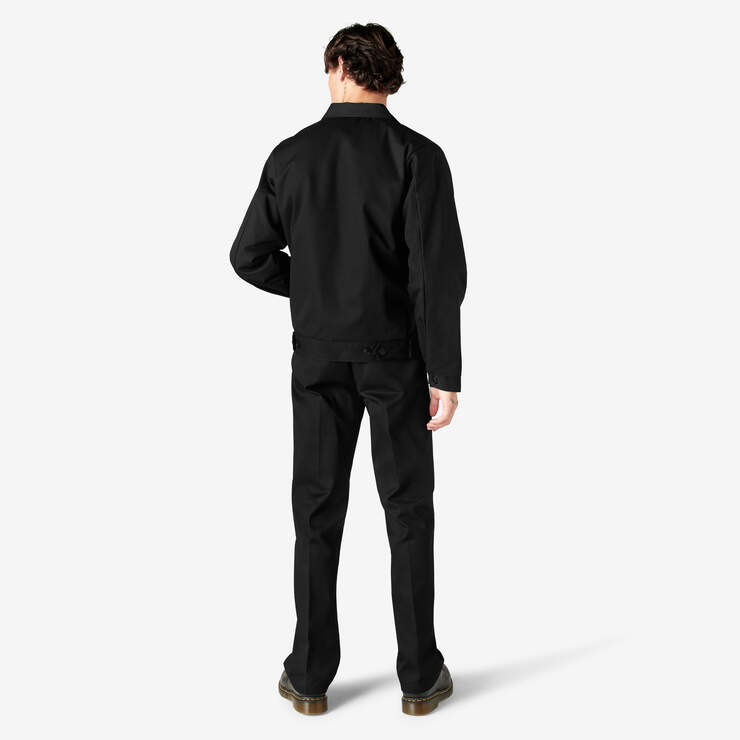 Insulated Eisenhower Jacket - Black (BK) image number 10