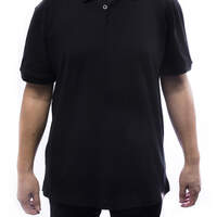 Men's Short Sleeve Polo Shirt - Black (BK)