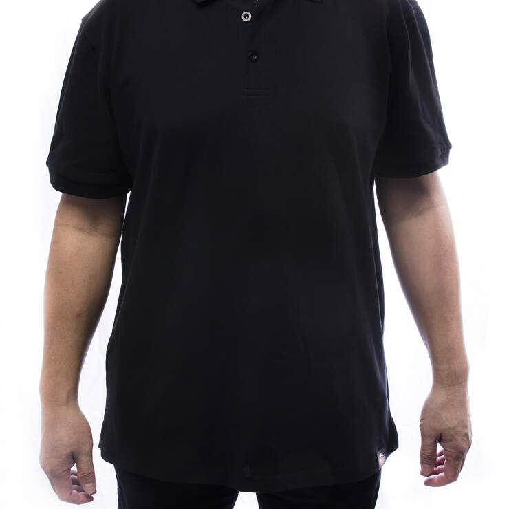 Men's Short Sleeve Polo Shirt - Black (BK) image number 1