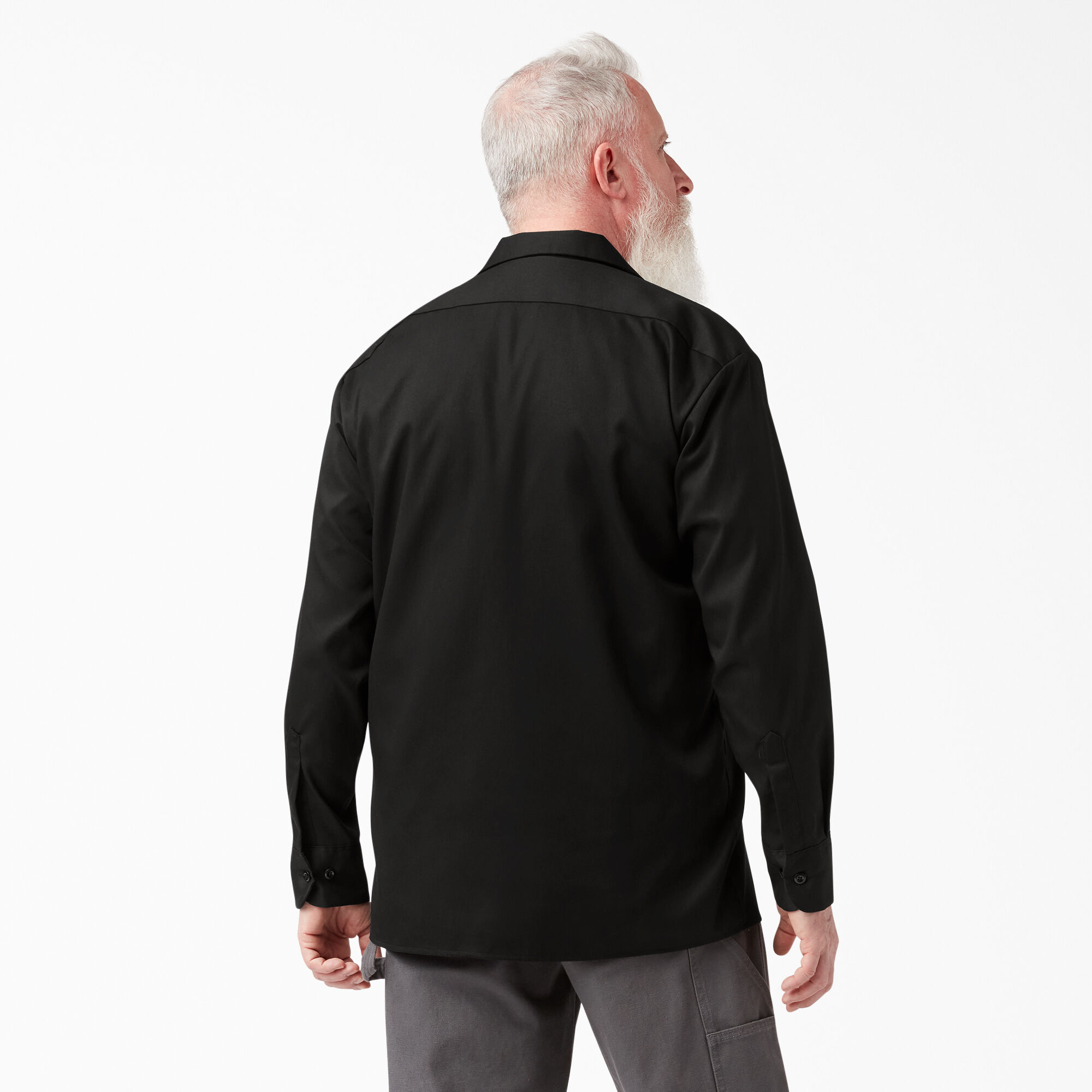 FLEX Relaxed Fit Long Sleeve Twill Work Shirt