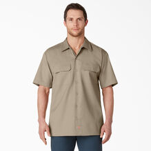 FLEX Cooling Twill Short Sleeve Work Shirt - Desert Khaki &#40;DS&#41;