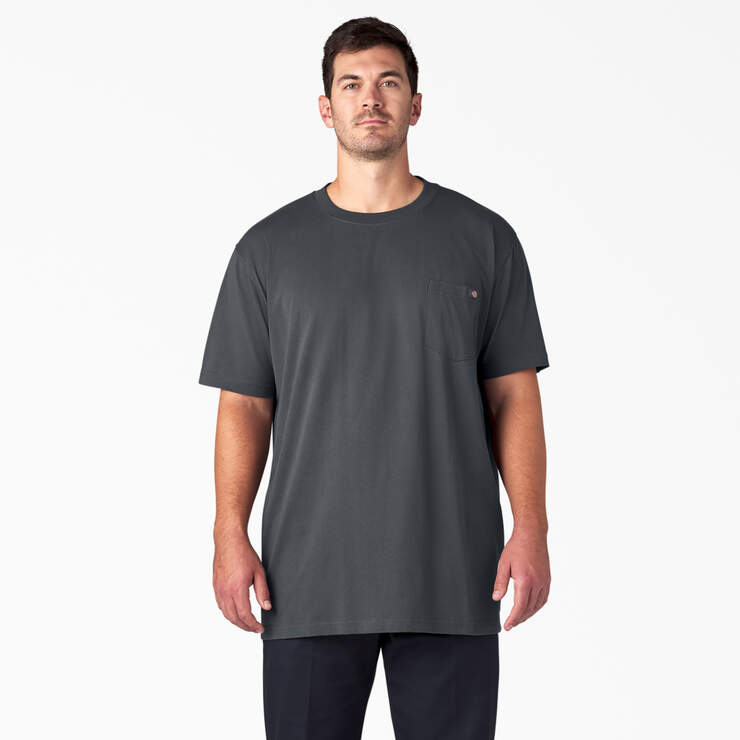 T-shirt épais à manches courtes et à poche - Charcoal Gray (CH) numéro de l’image 5