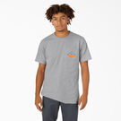 T-shirt &agrave; poche avec logo sur la poitrine - Heather Gray &#40;HG&#41;