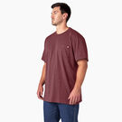 Short Sleeve Heavyweight Heathered T-Shirt - Burgundy &#40;BYD&#41;