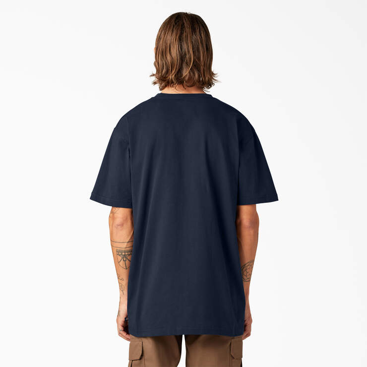 T-shirt épais à encolure ras du cou et à manches courtes - Dark Navy (DN) numéro de l’image 2