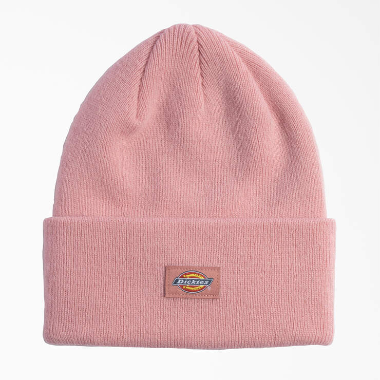 Cuffed Knit Beanie - Dusty Rose (DR1) image number 1