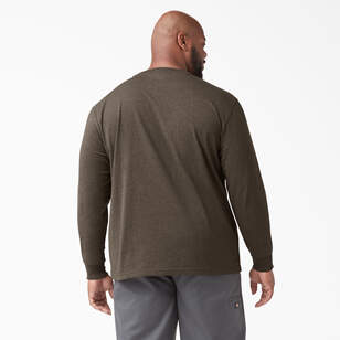 Heavyweight Heathered Long Sleeve Pocket T-Shirt