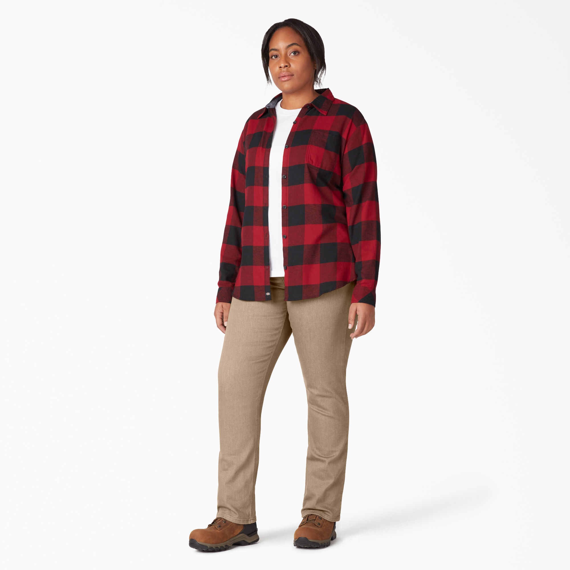 Red dickies jeans top