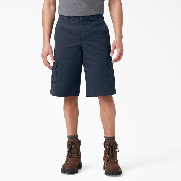 Relaxed Fit Cargo Shorts, 13&quot; - Dark Navy &#40;DN&#41;