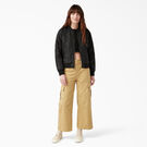 Blouson piqu&eacute; pour femmes - Black &#40;BK&#41;