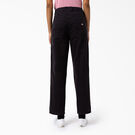 Pantalon en coutil de coupe standard pour femmes - Stonewashed Black &#40;SBK&#41;