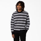 Westover Striped Crew Neck Sweatshirt - Black Variegated Stripe &#40;BSA&#41;