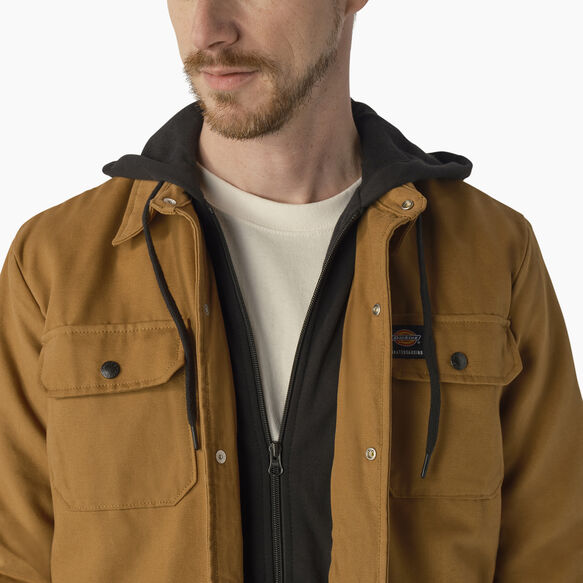 Dickies Skateboarding Duck Shirt Jacket - Brown Duck &#40;BD&#41;