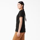 T-shirt &eacute;pais &agrave; manches courtes pour femmes - Black &#40;BK&#41;