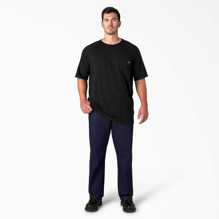 Cooling Short Sleeve Pocket T-Shirt - Black (BK) image number 9