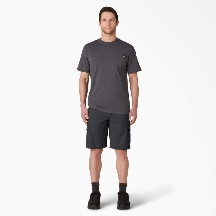 FLEX Cooling Regular Fit Cargo Shorts, 11" - Black (BK) image number 4
