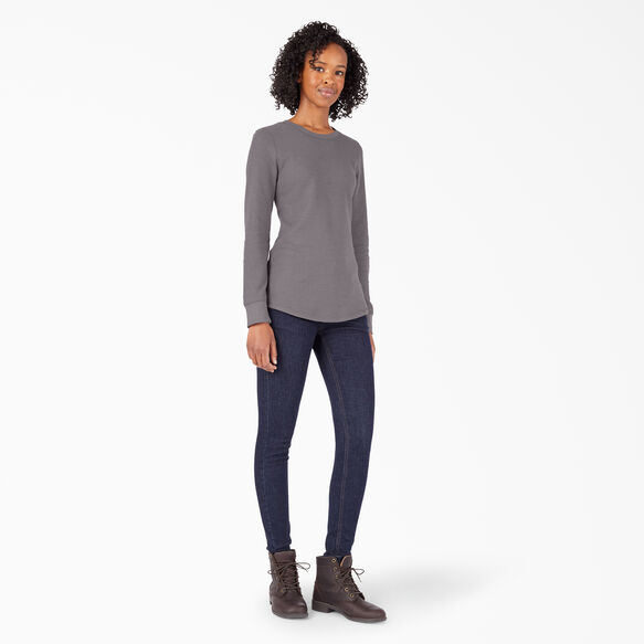 Women&rsquo;s Long Sleeve Thermal Shirt - Graphite Gray &#40;GAD&#41;
