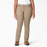 Women's Plus Perfect Shape Straight Fit Jeans - Stonewashed Bronze Sand (S1S)